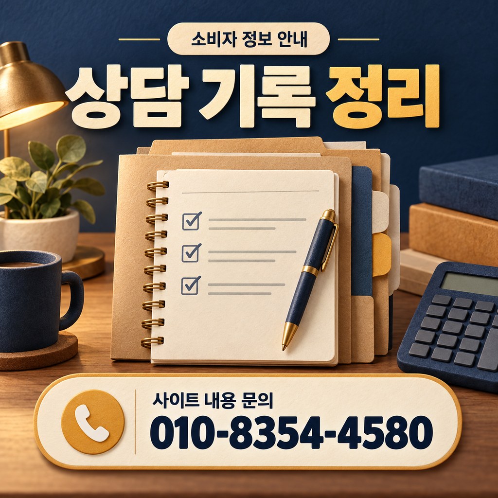 카드깡 수수료 자료 정리 · 상담에서 어떤 순서로 설명할까요? · 내용 문의 010-8354-4580